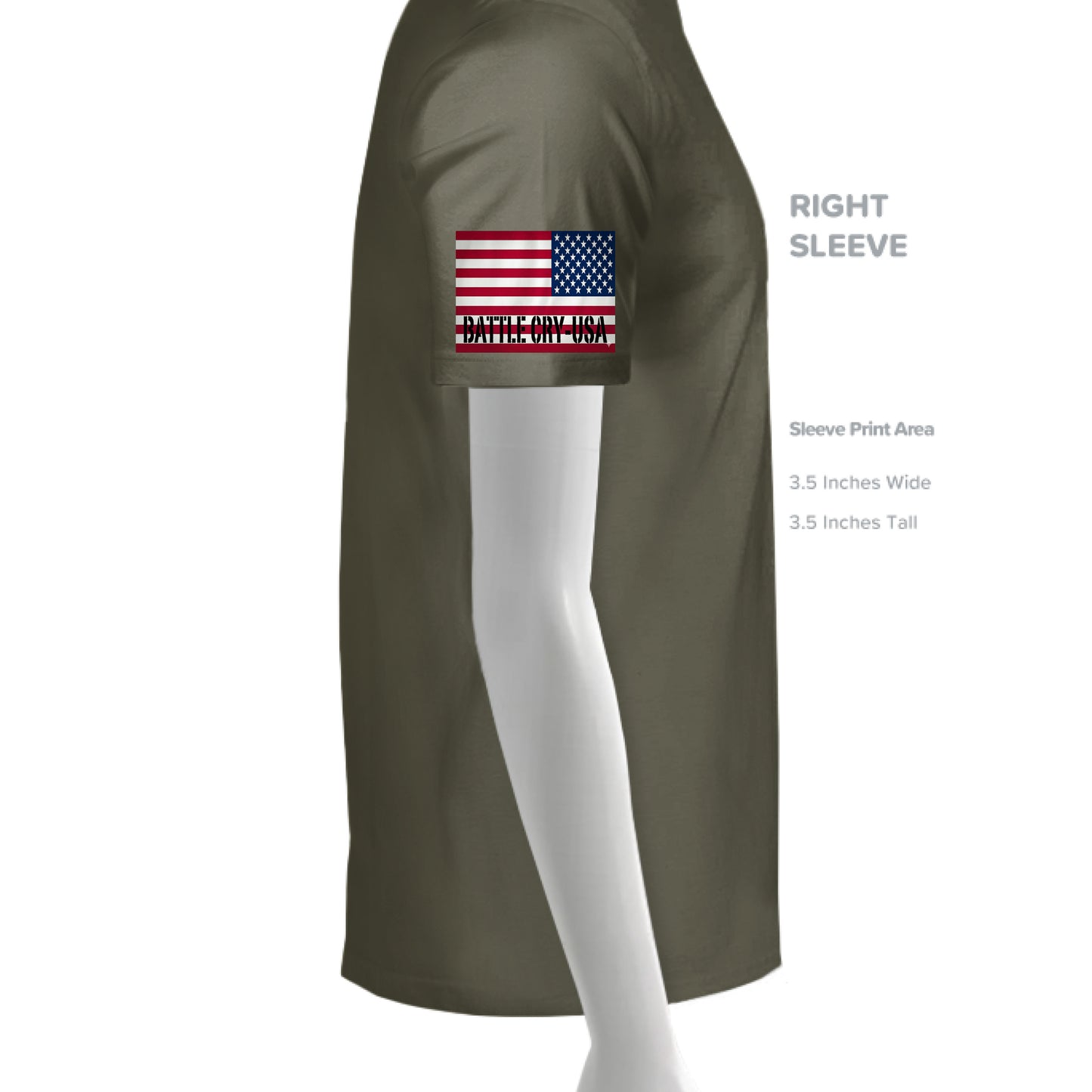 FATIGUE GREEN - SLEEVE_RIGHT