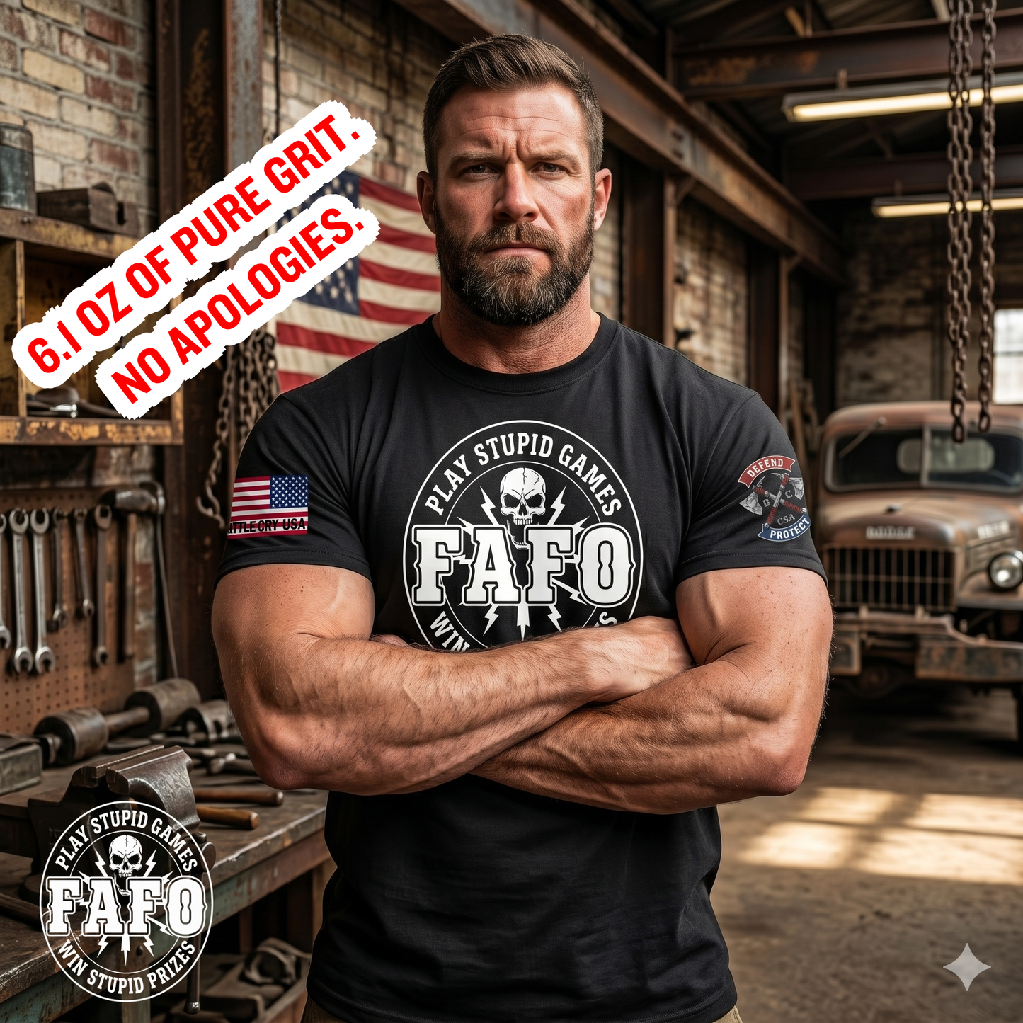 6.1 oz of  FAFO & pure grit. No apologies.