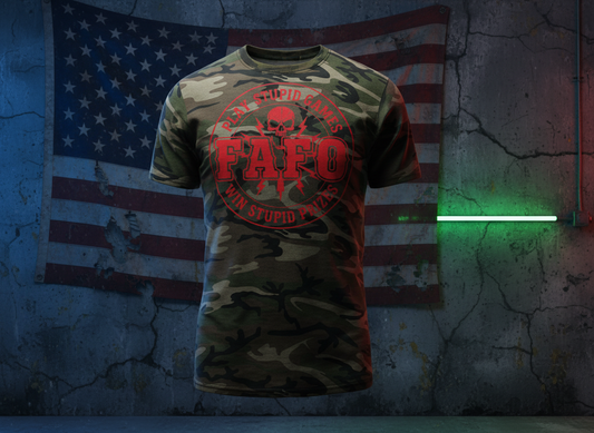 FAFO CAMO UNISEX NO SLEEVE ART