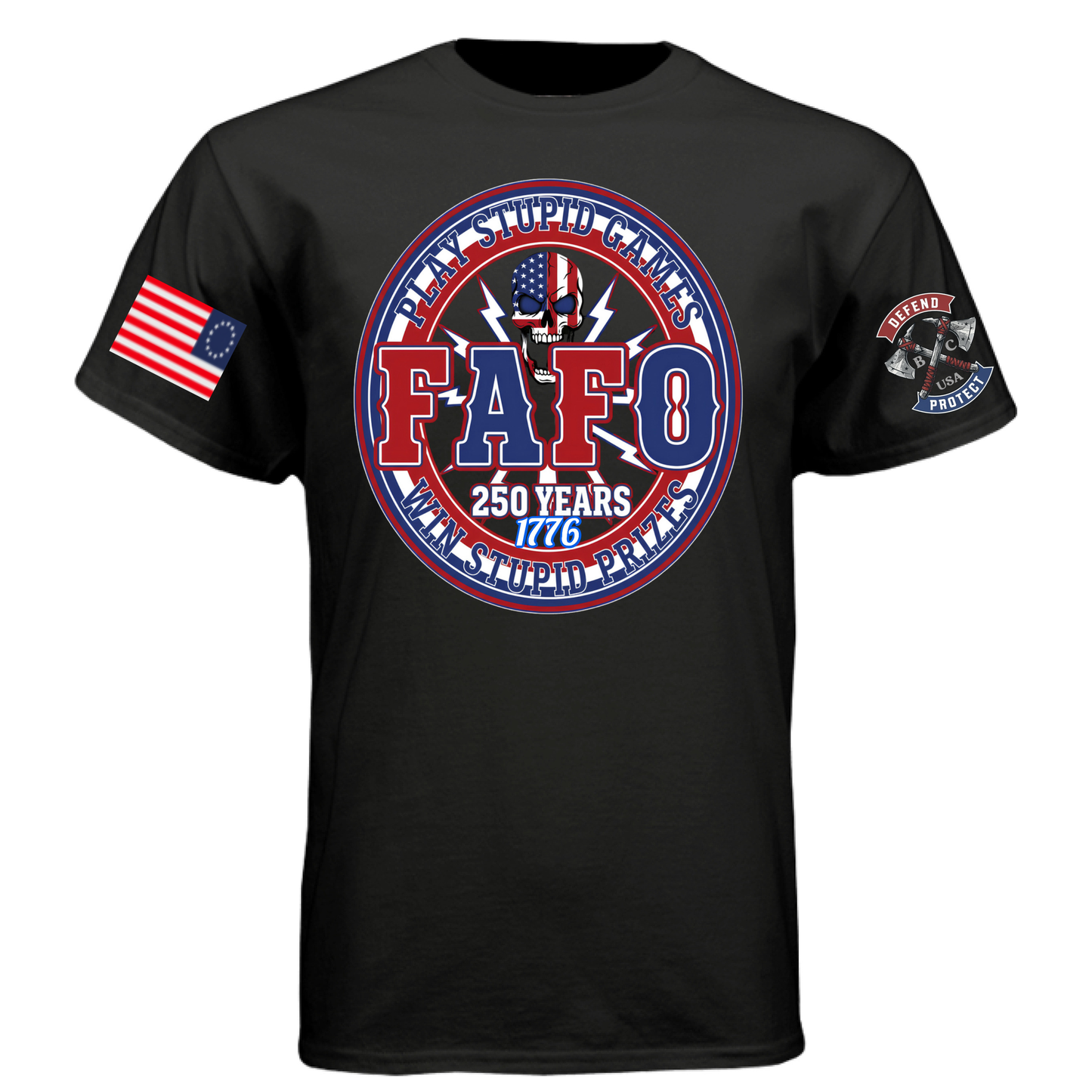 FAFO 250YRS MERICA UNSEX BEEFY-T