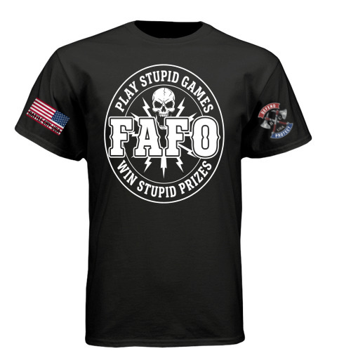 FAFO GAMES UNISEX - Patriotic American Grit Tee