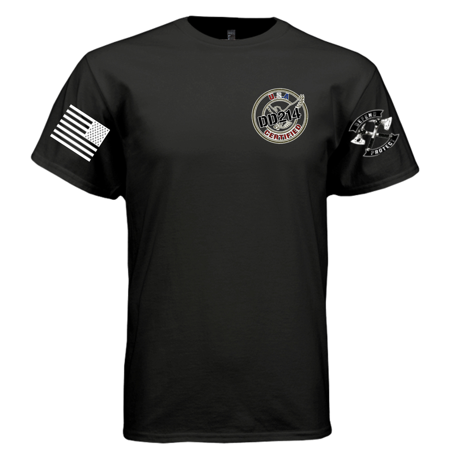 DD214 USA Unisex Beefy T 7.OZ