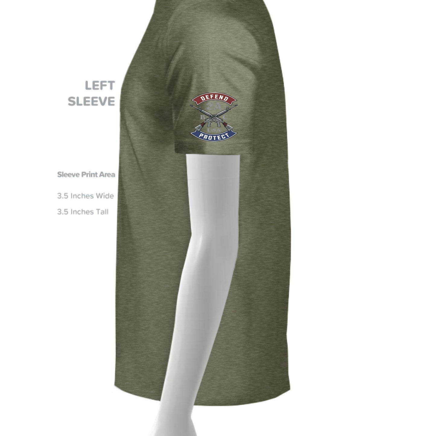 MILITARY GREEN - SLEEVE_LEFT