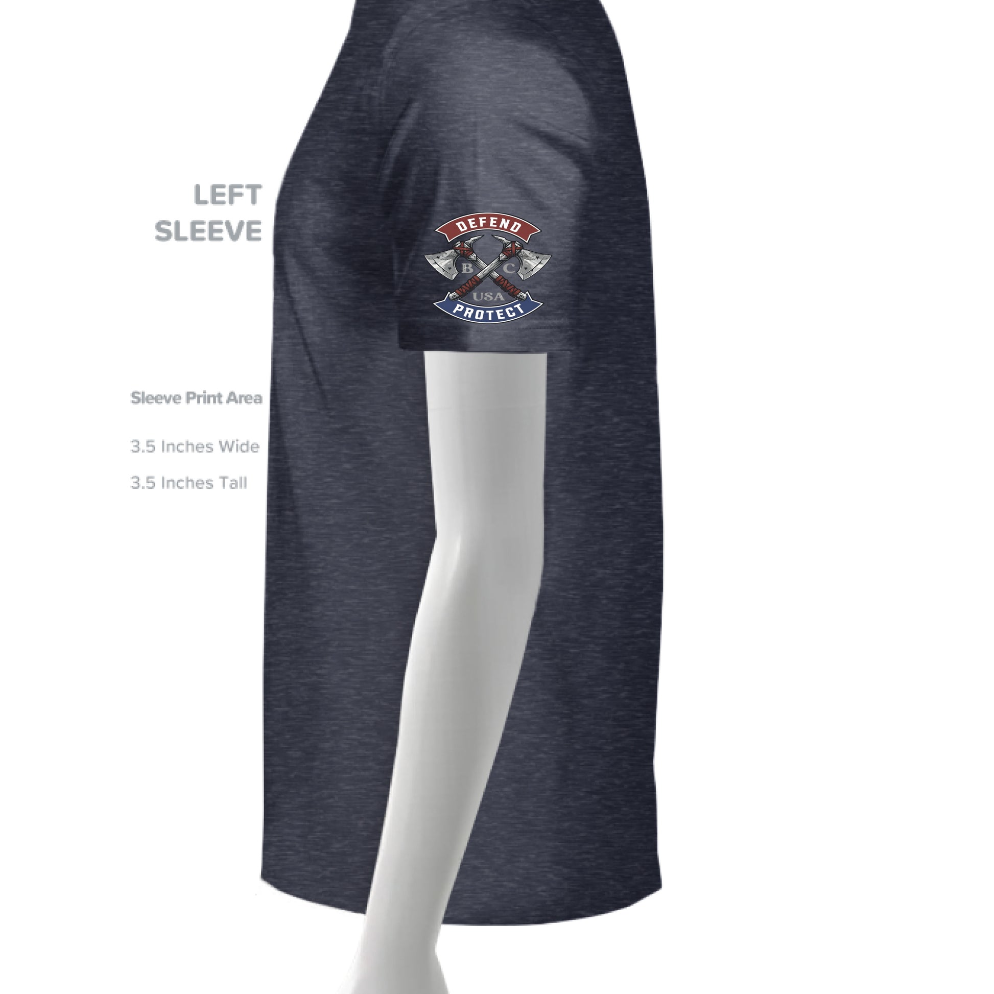 Heather Navy - SLEEVE_LEFT