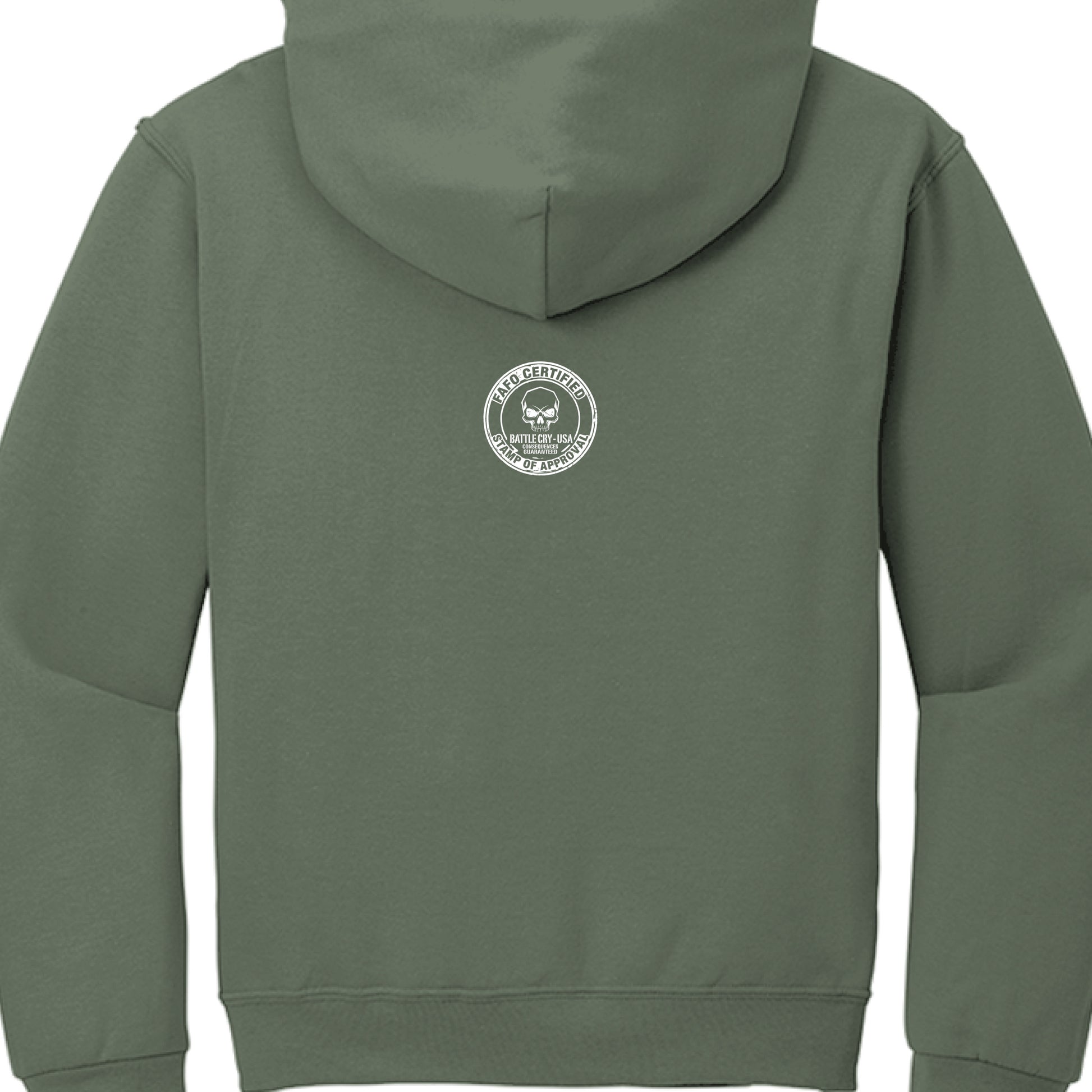 Military Green Heather - BACK