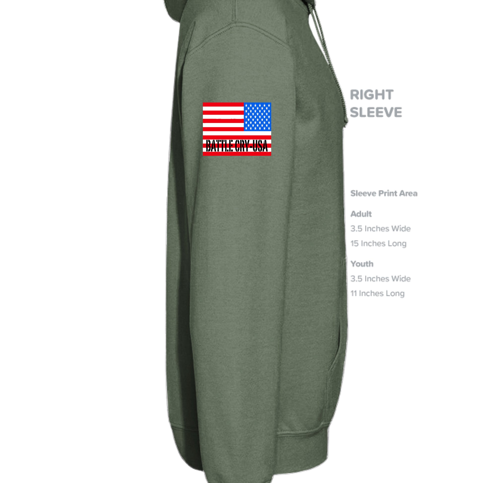 Military Green Heather - SLEEVE_RIGHT