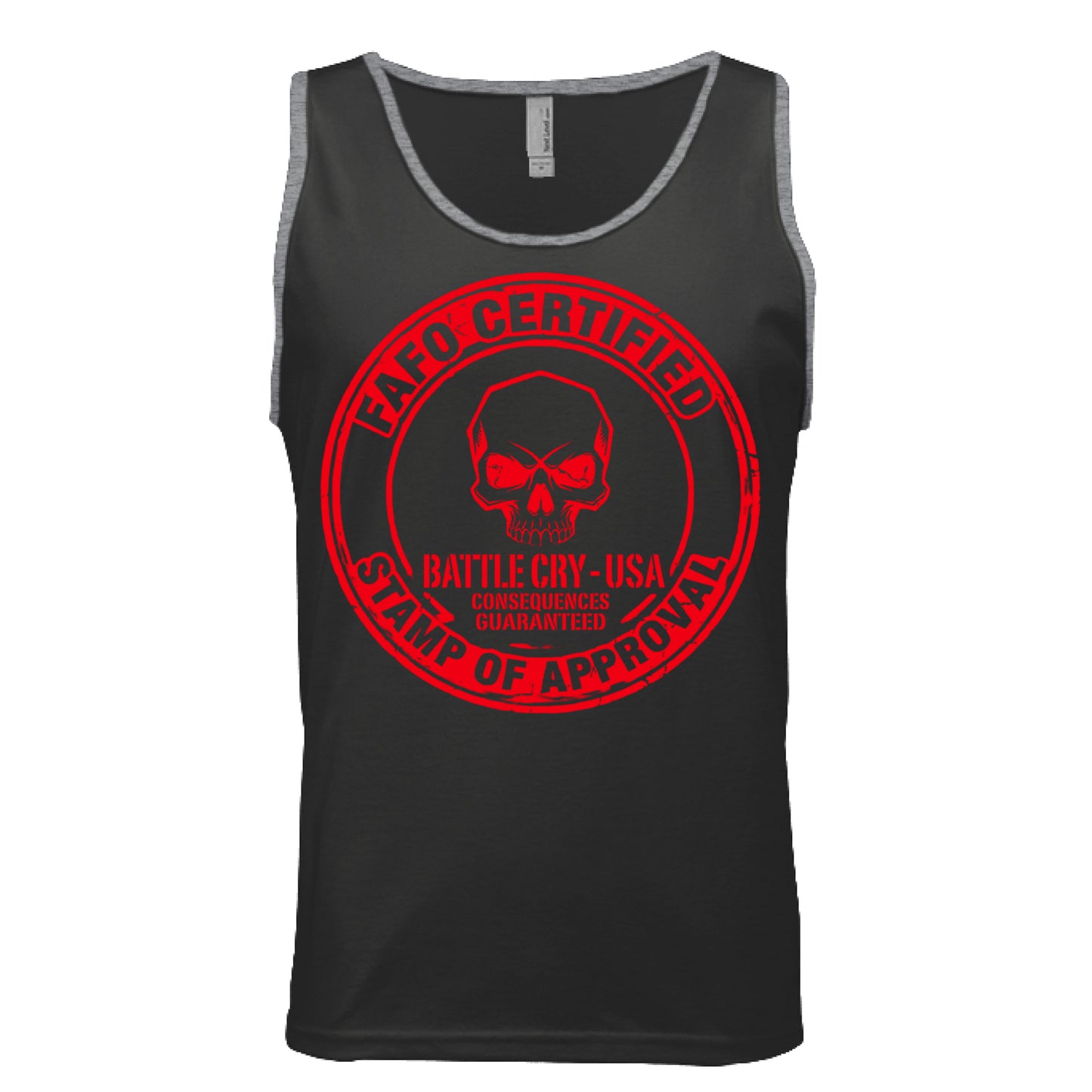 Black/ Heather Grey - FRONT
