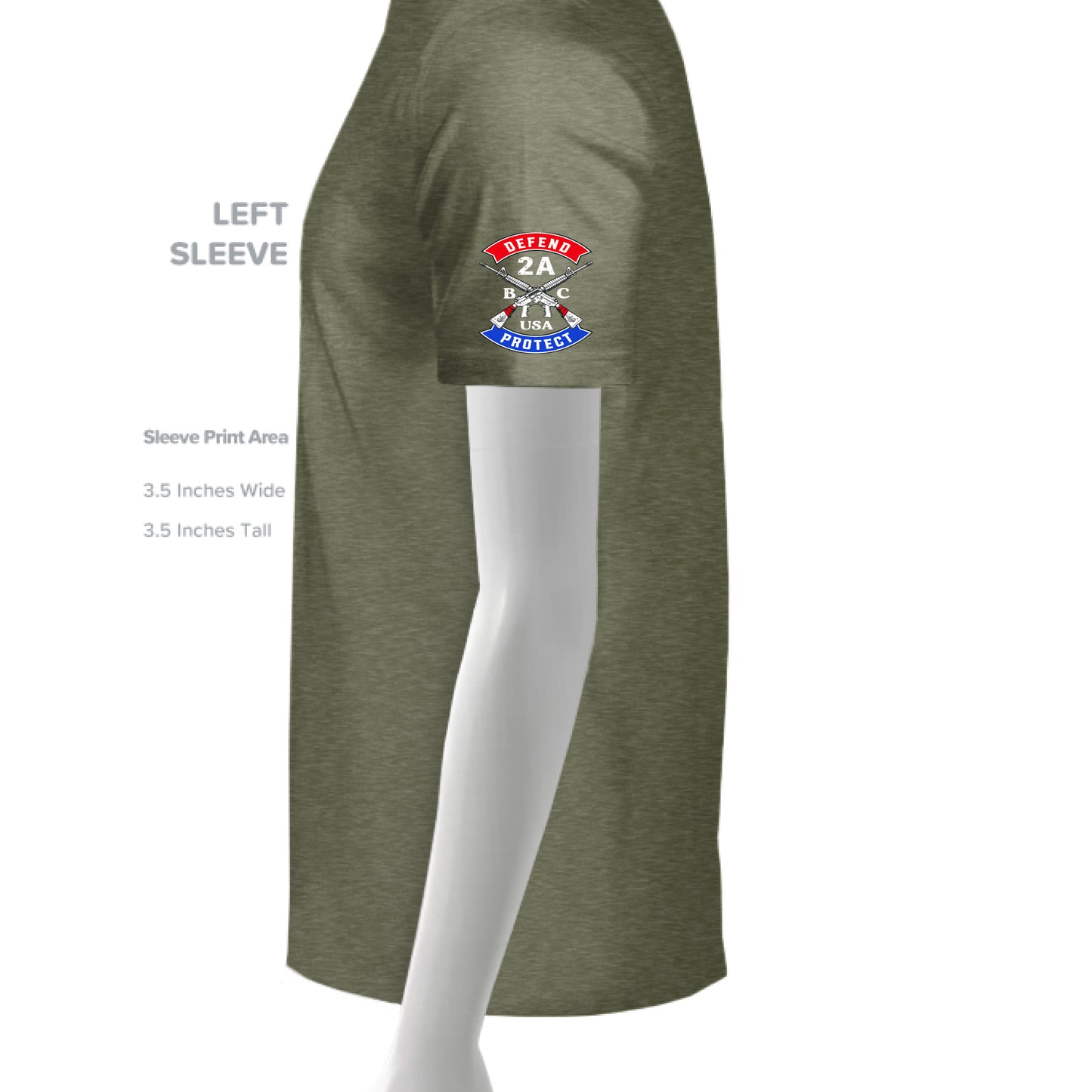 MILITARY GREEN - SLEEVE_LEFT