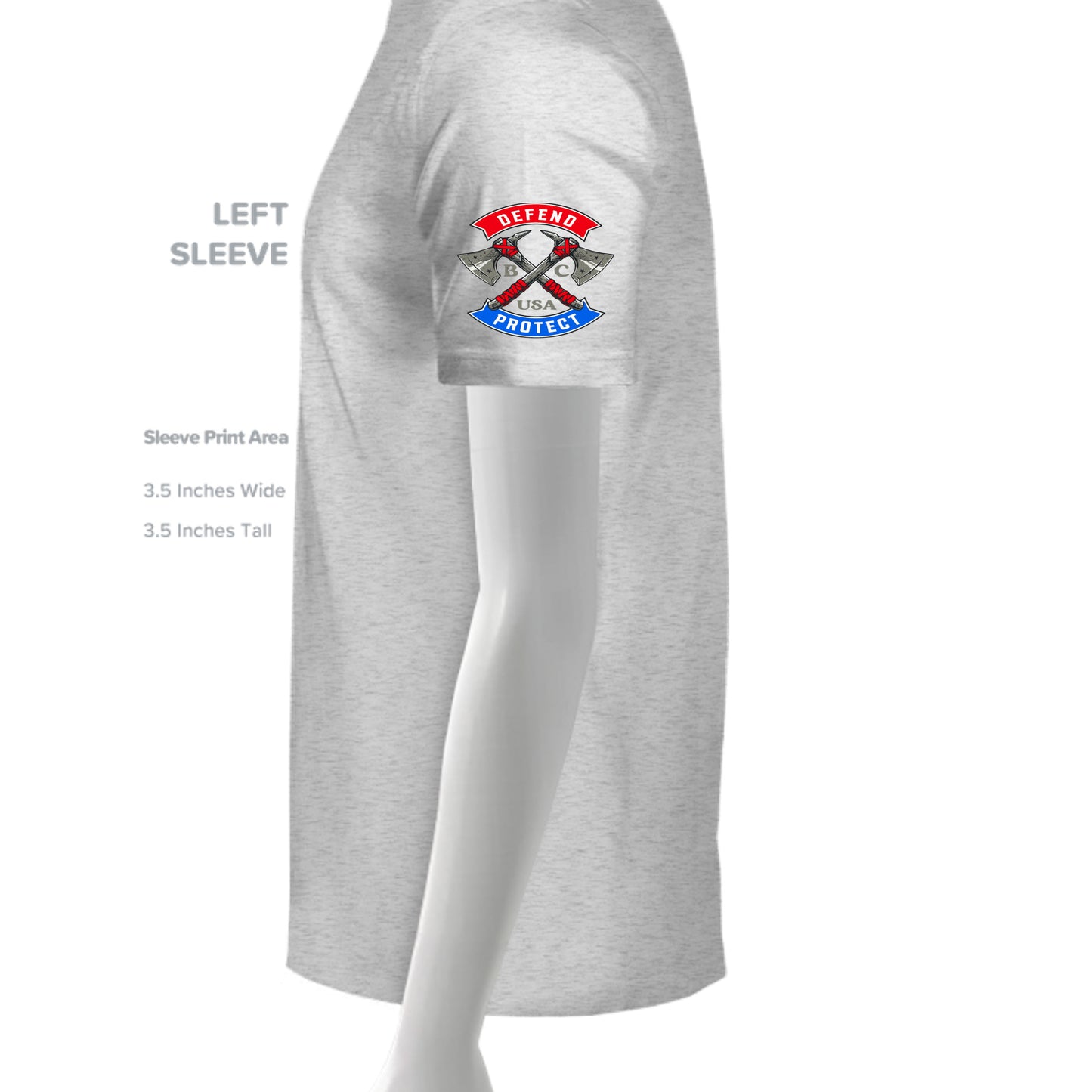HEATHER WHITE - 6010 - SLEEVE_LEFT